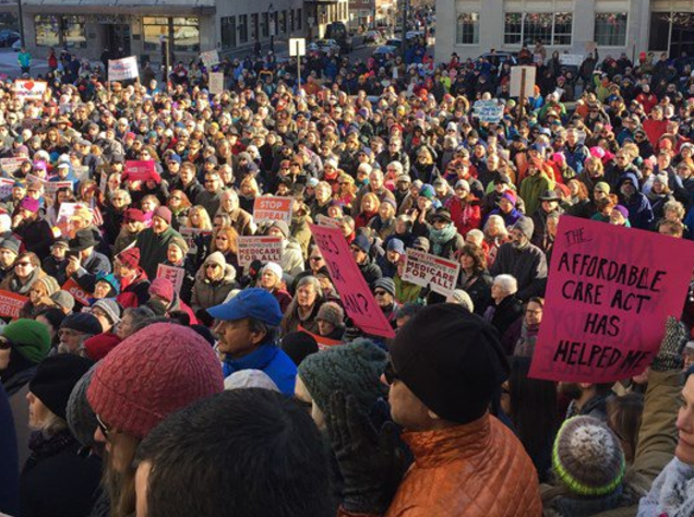 Rallies To Support Health Care Surge Across the U.S.